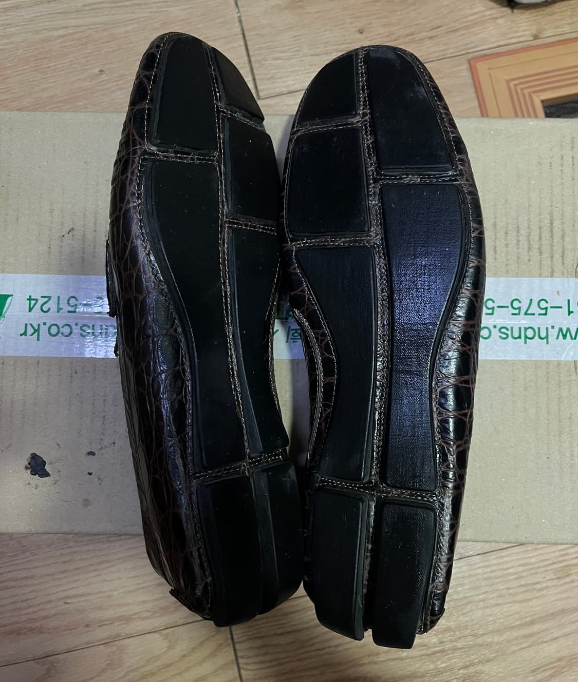 D.Lepori 악어 가죽 로퍼 260~70 상품이미지2