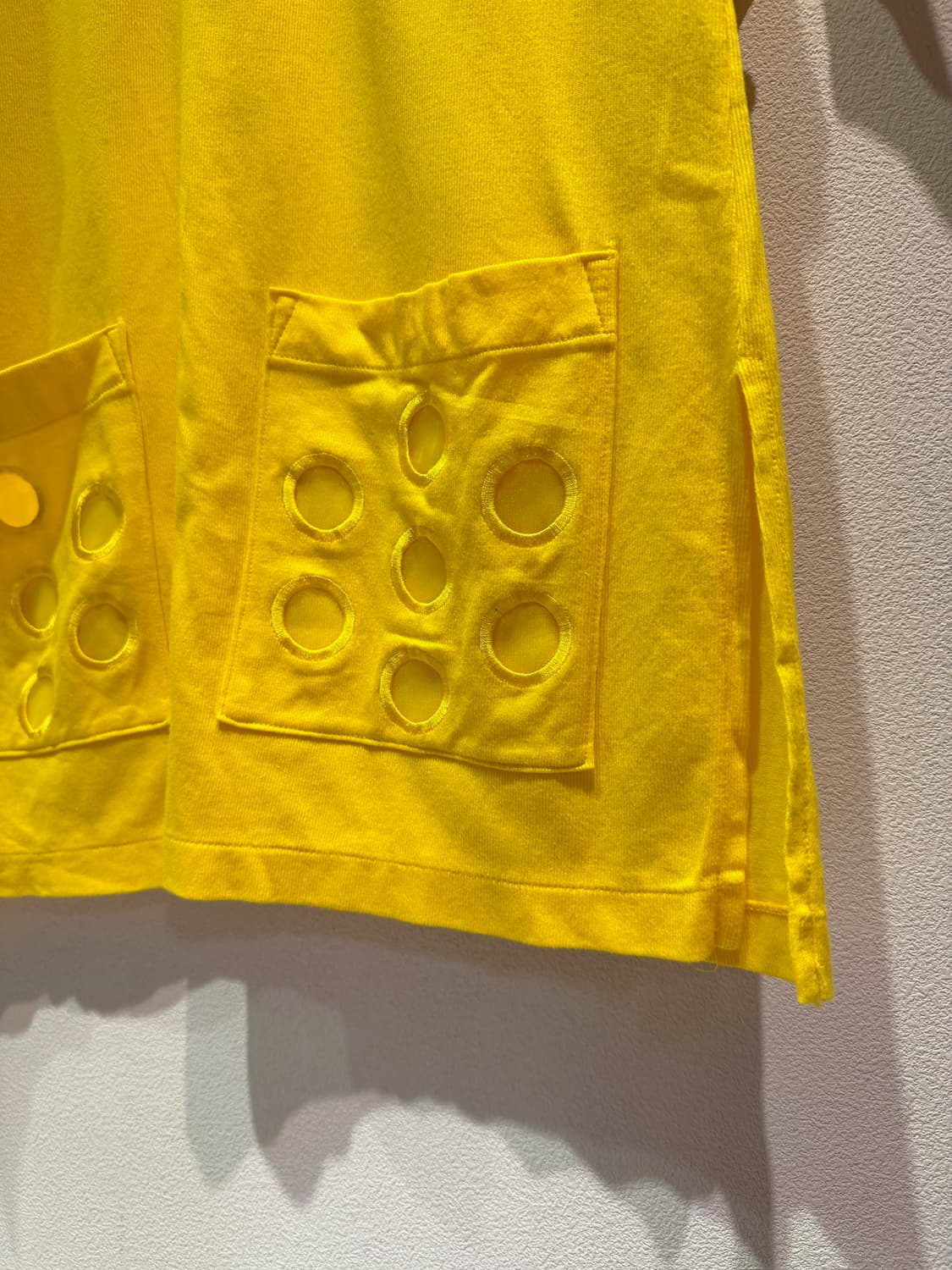 CREA Yellow Punched Tee (Made In Japan) 상품이미지5