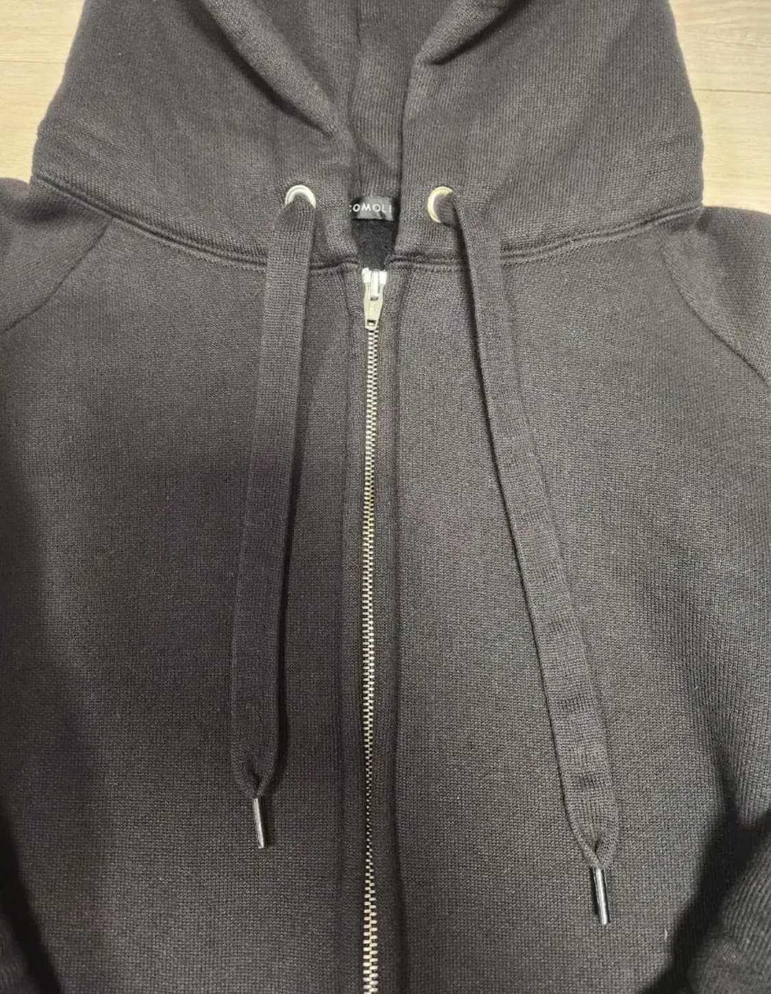 코모리 울 면 후드집업 상품이미지3