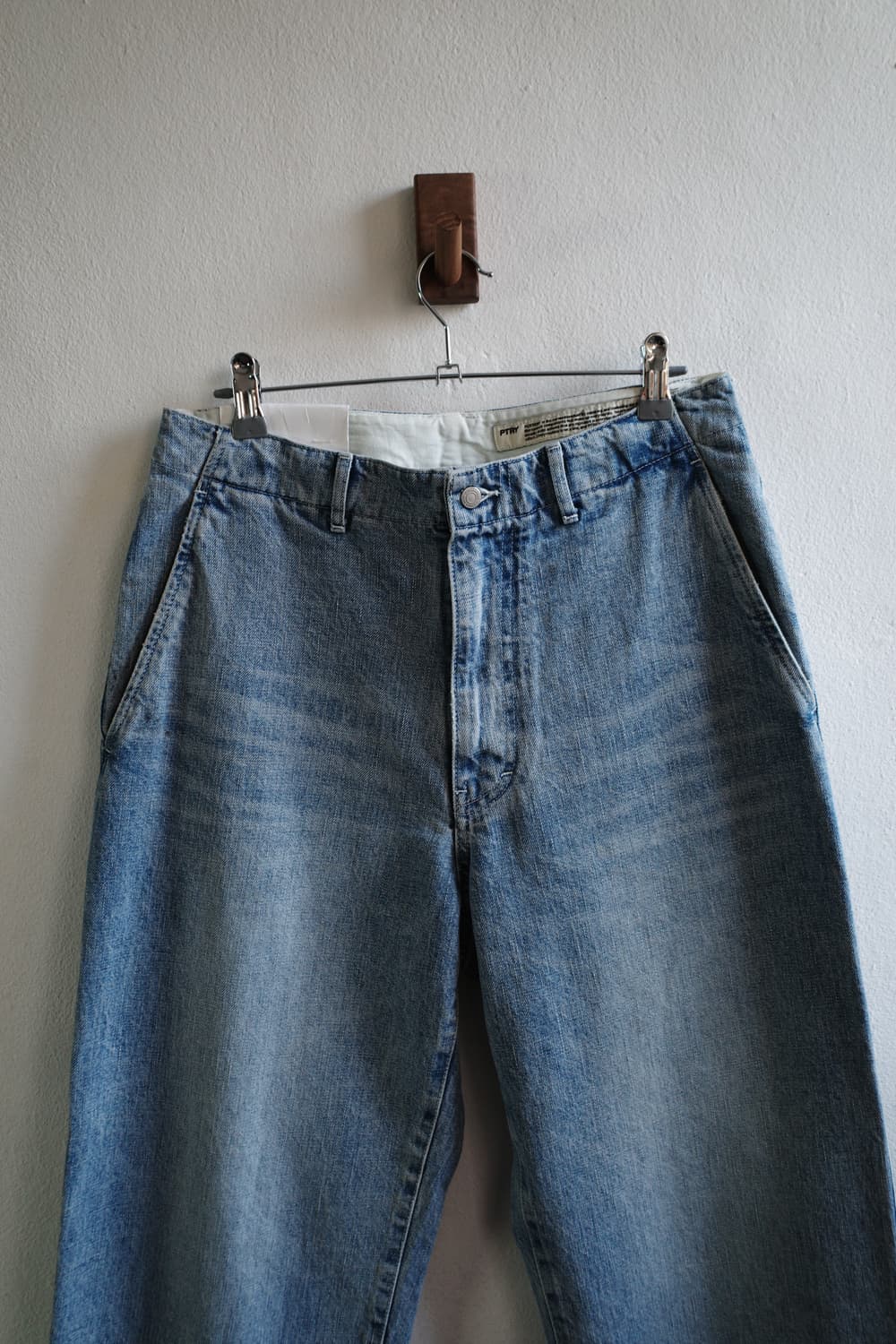 포터리 와이드 데님 팬츠 상품이미지3