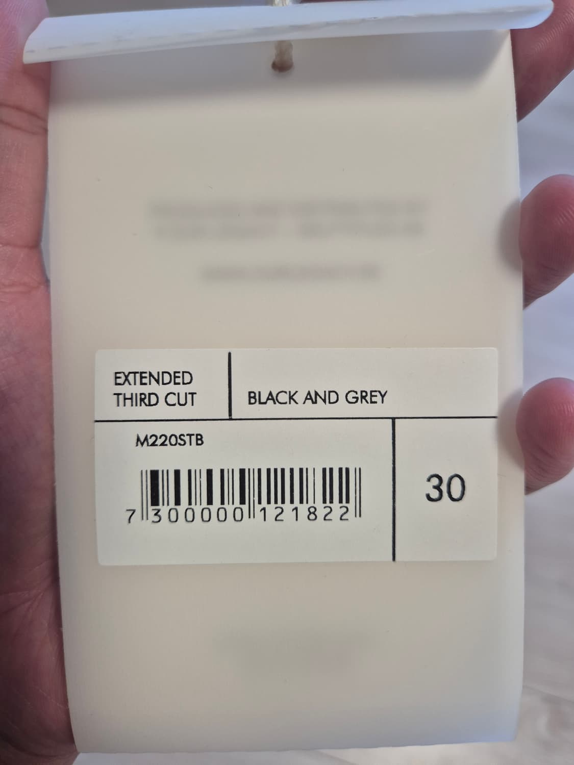 아워레가시 익스텐디드 써드컷 블랙/그레이 30사이즈 상품이미지2