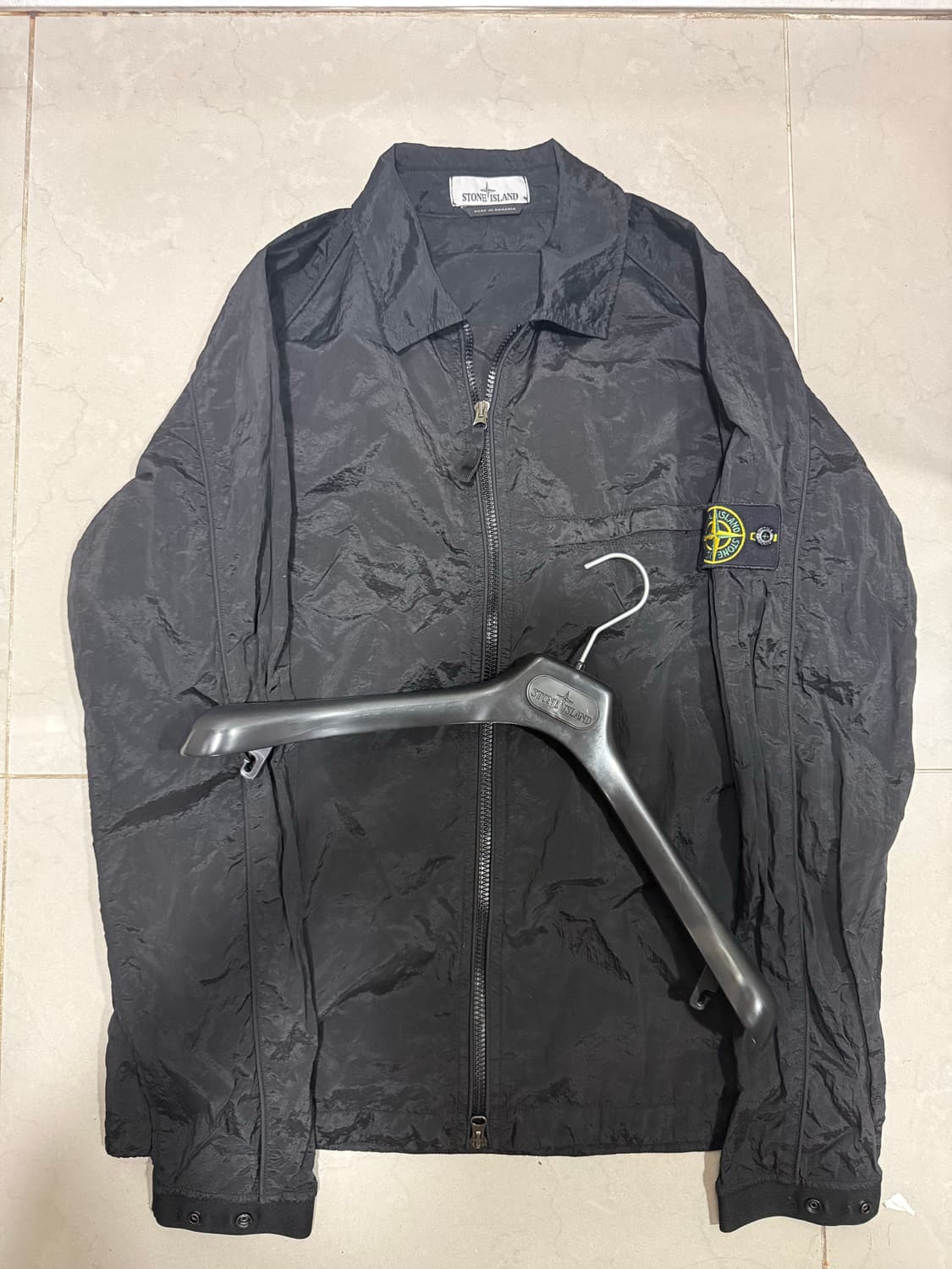 [당일출고,L사이즈] 스톤아일랜드 나일론 오버셔츠 자켓 상품이미지1