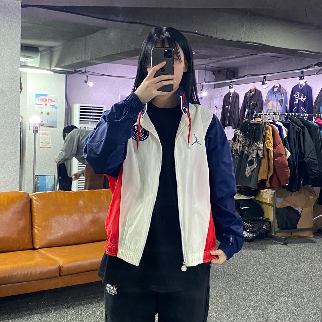 나이키 조던 파리 생제르망 배색 바람막이 B3212 상품이미지1