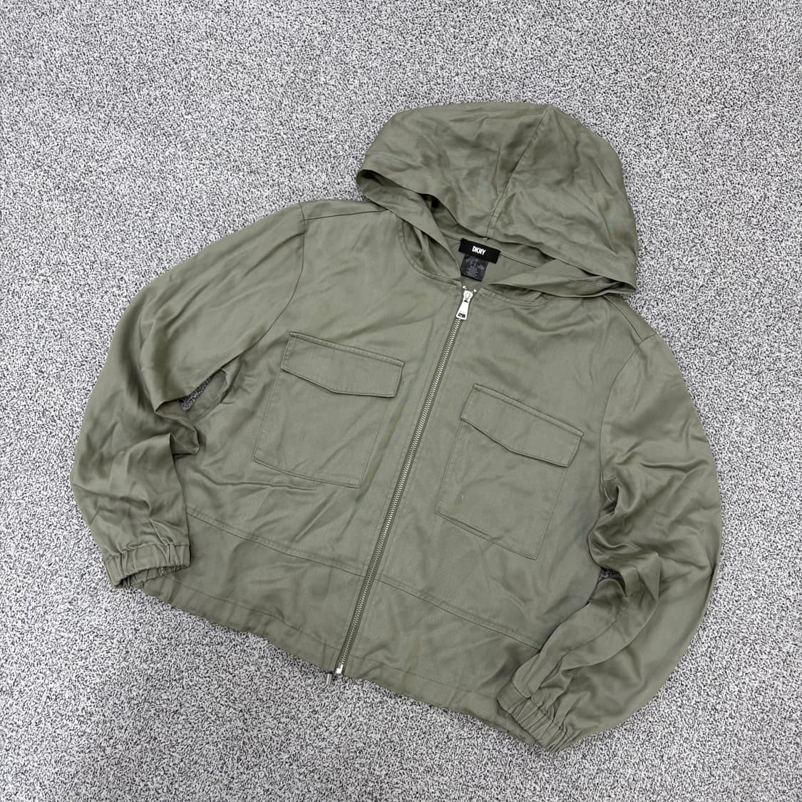 S DKNY 여성 크롭 후드 자켓 0317J 상품이미지1