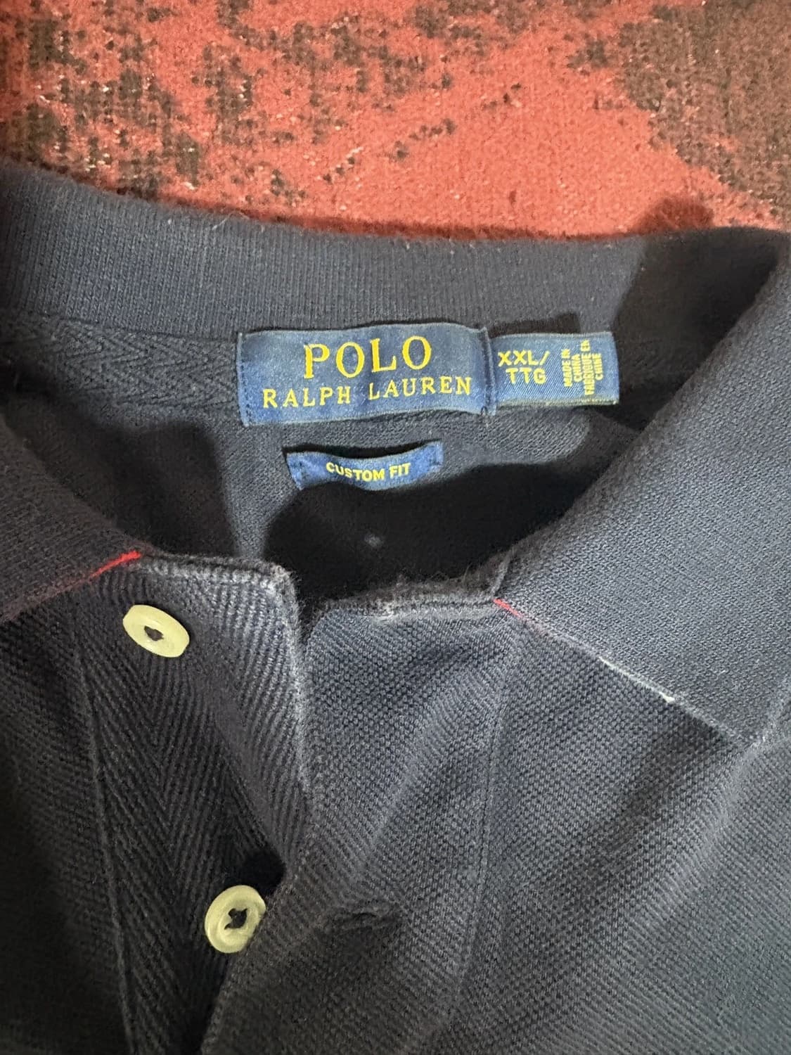 90s 폴로 랄프로렌 USA 럭비 빅로고 카라티 상품이미지2