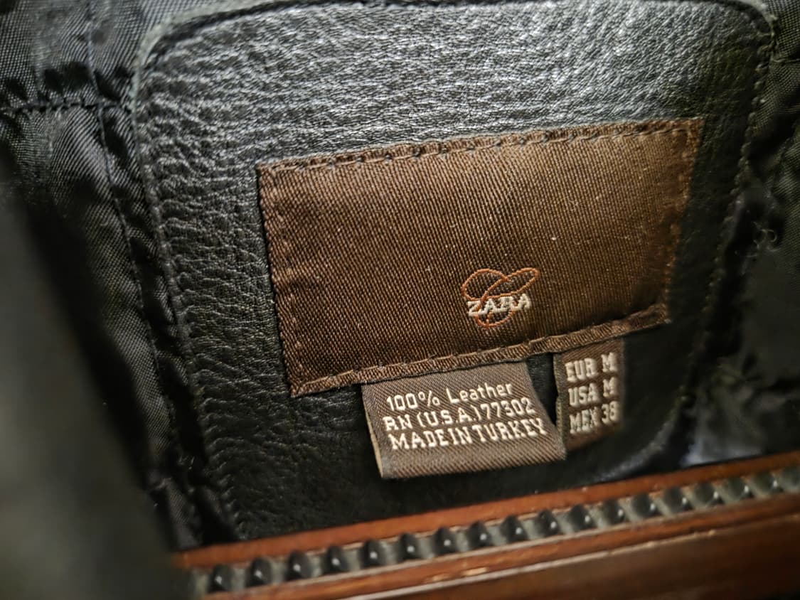 자라 레더 카코트 상품이미지4