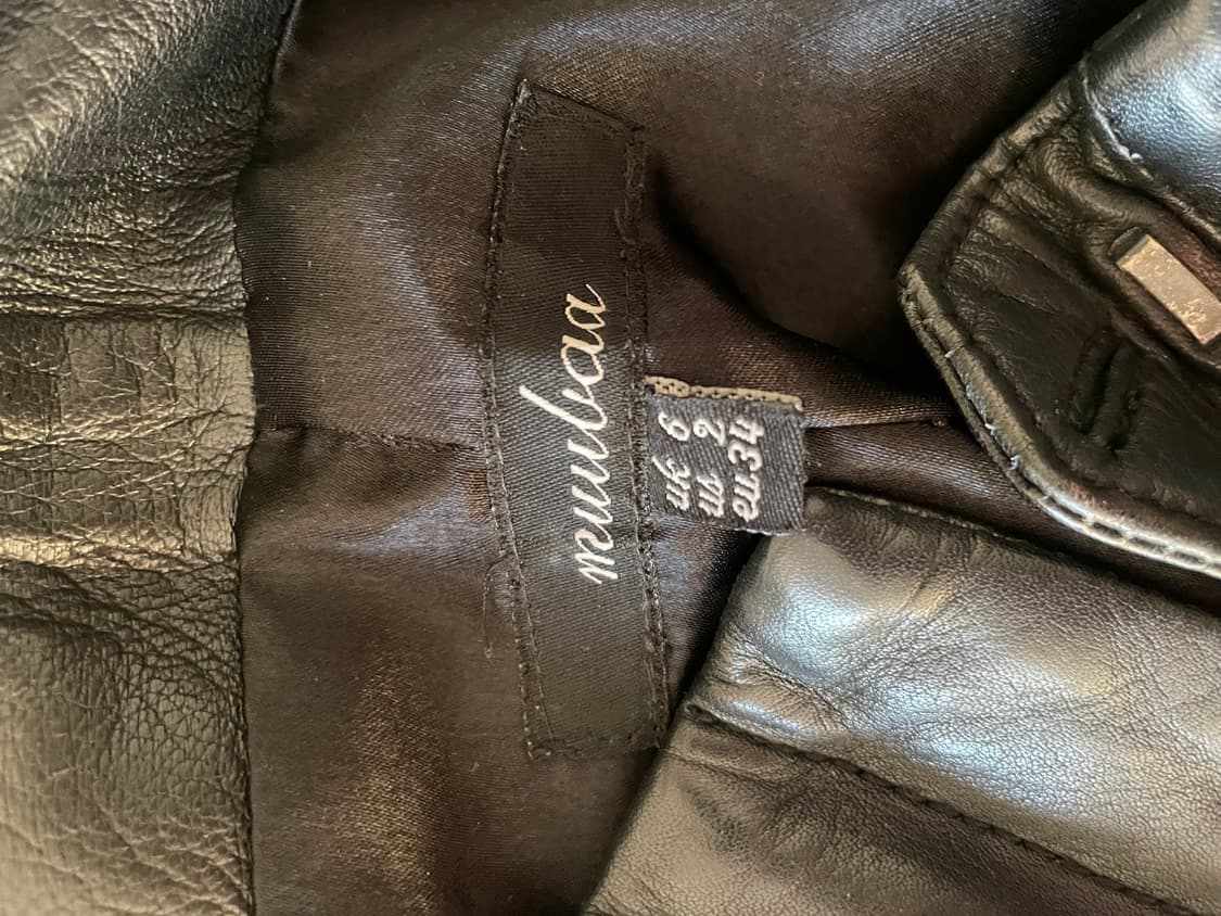 muubaa 무바 레더 양가죽 쇼츠 반바지 uk6 상품이미지6