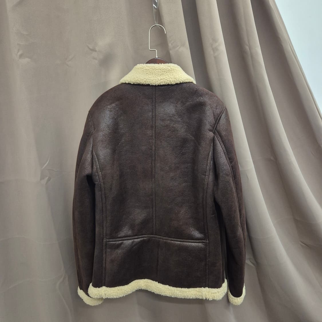 자라 맨 양털 무스탕 자켓 상품이미지9