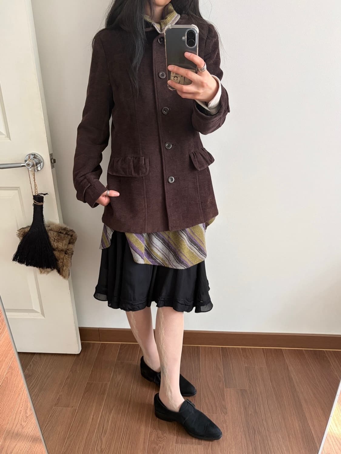 strirpe patterned top&dress 상품이미지6