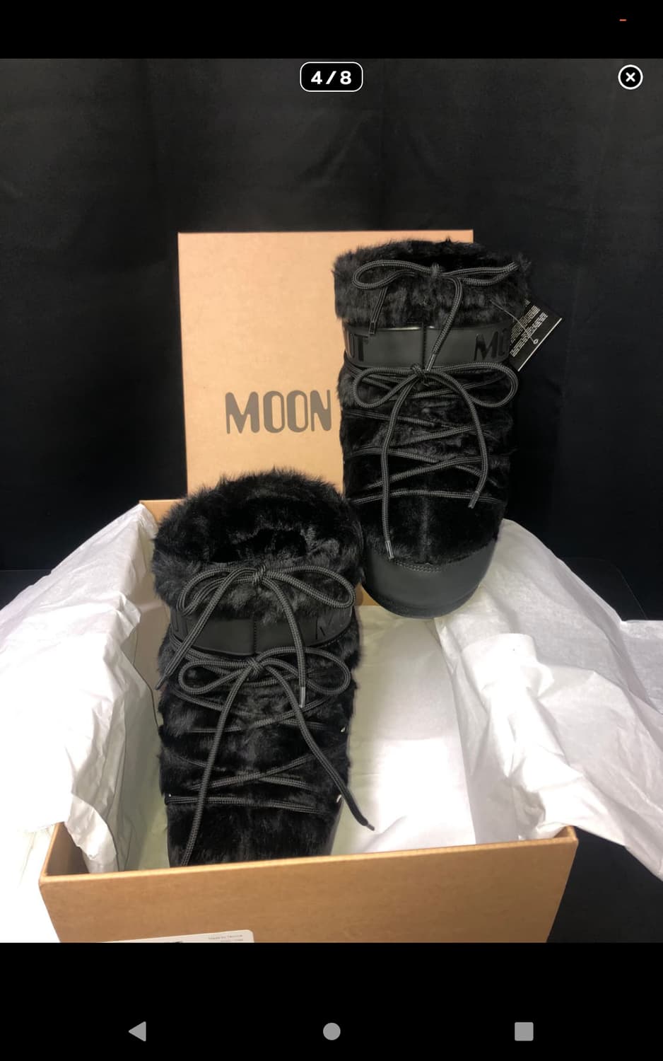 문부츠 아이콘 로우 폭스퍼 블랙 36/38 포우퍼 상품이미지1