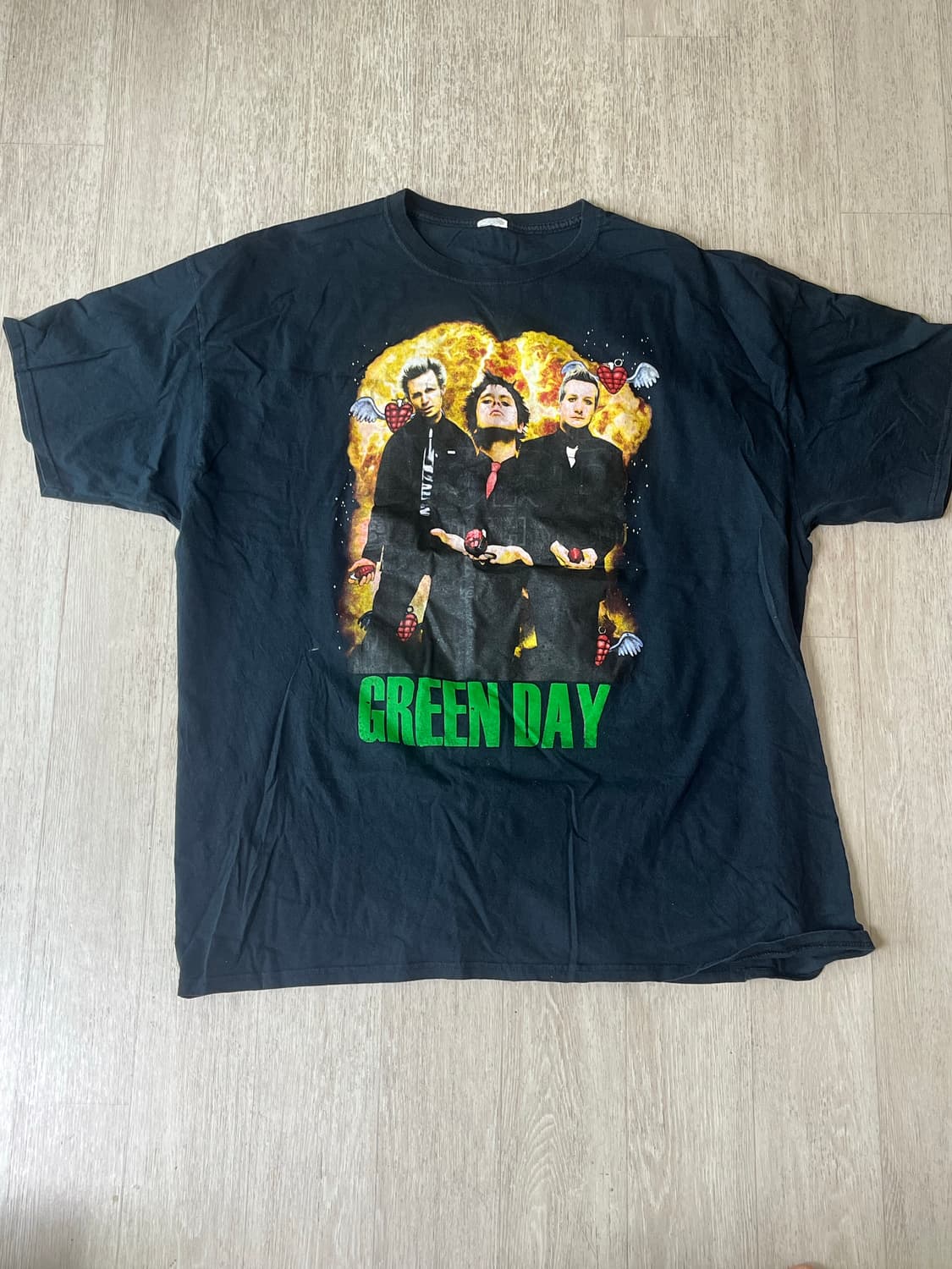 그린데이 빈티지 밴드티 상품이미지2
