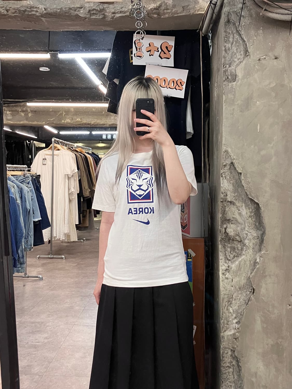 나이키 대한민국 국가대표 반팔 티셔츠 화이트 S #csz3893 상품이미지2