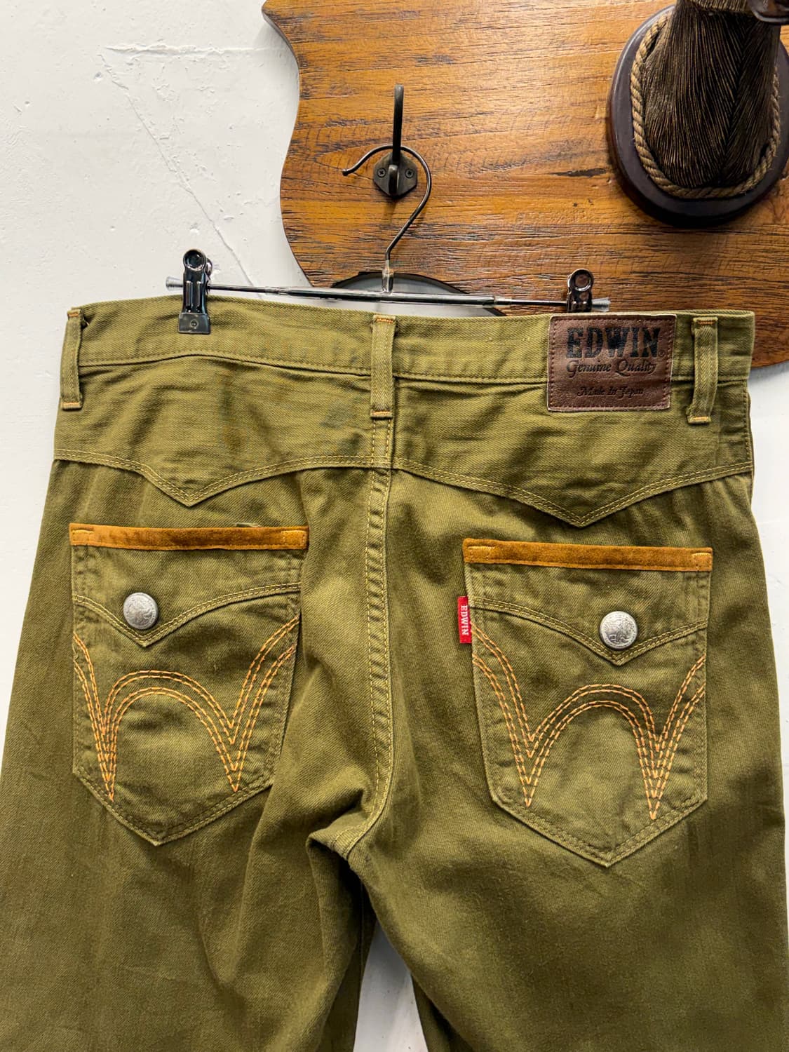 Japan EDWIN Western Cotton Chino Shorts 상품이미지2