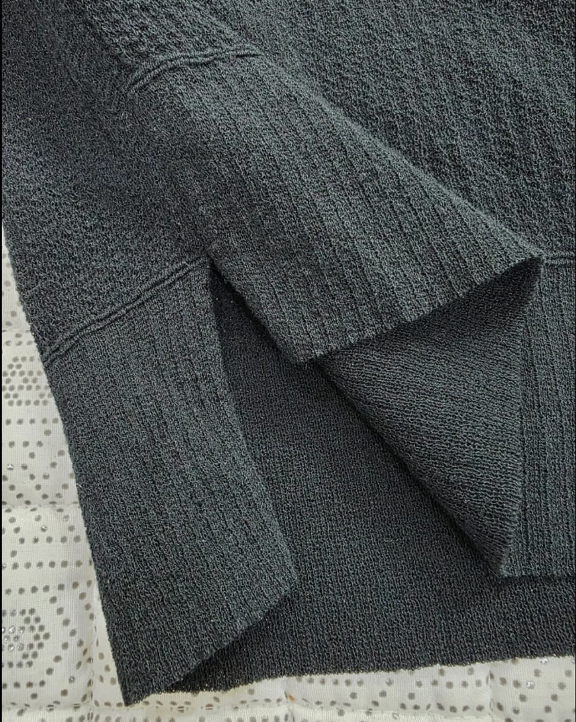 랑방 컬렉션 여성 블랙 삼선 니트 FREE 상품이미지5