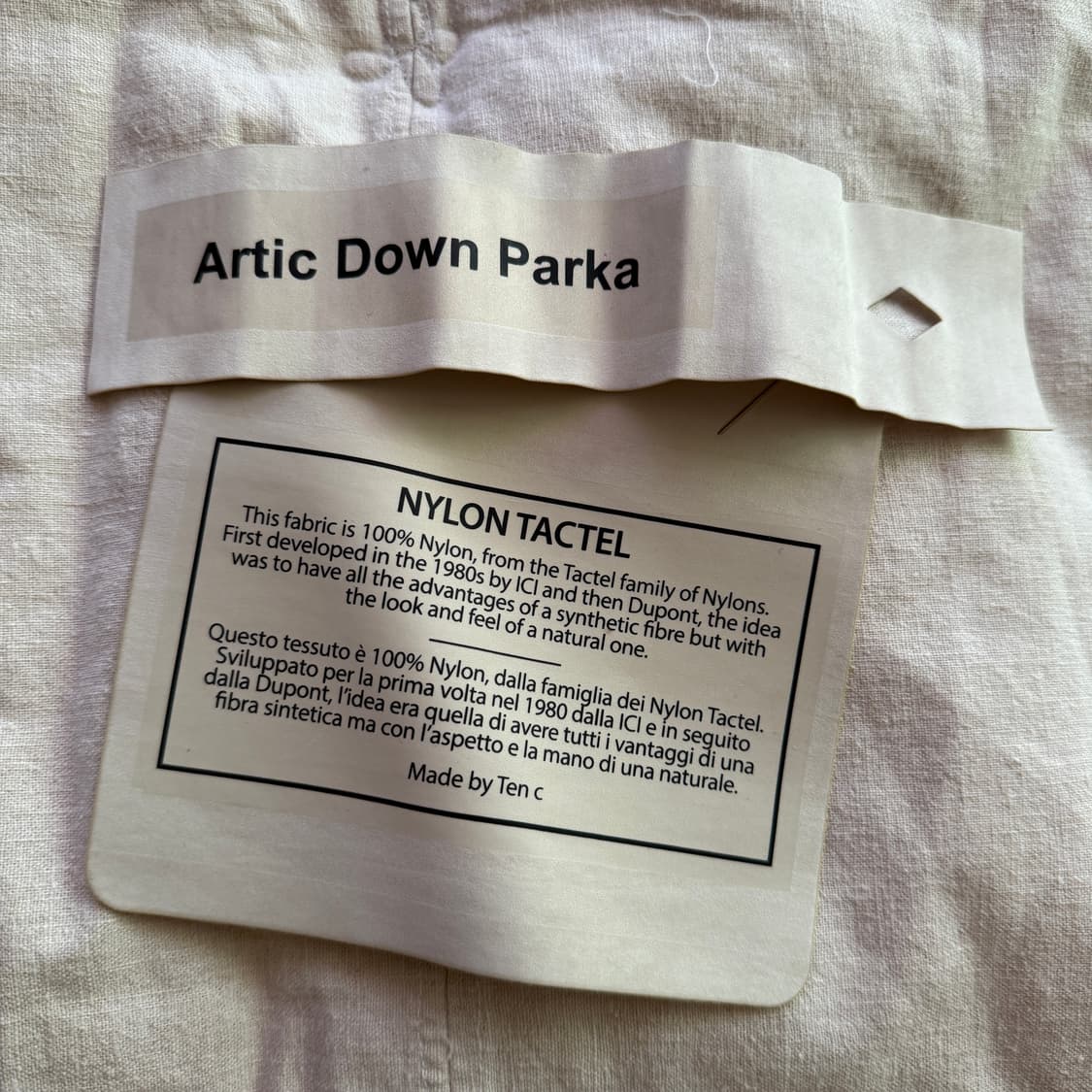 텐씨 아틱파카 50 사이즈 상품이미지3