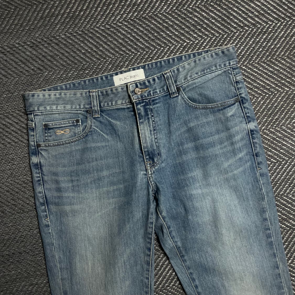 PLAC 와이드 연청 워싱 데님 팬츠y 6007 상품이미지4