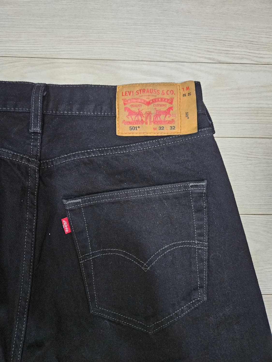 리바이스 501 블랙 32×32 상품이미지3