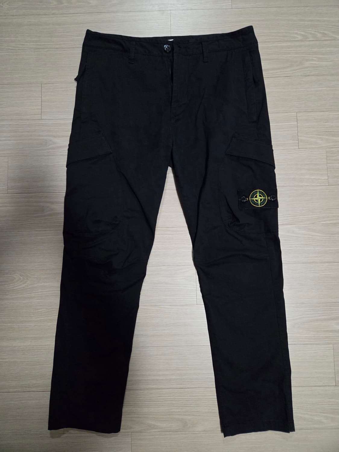 [30] 스톤아일랜드 TYPE RE-T 카고 팬츠 블랙 상품이미지1