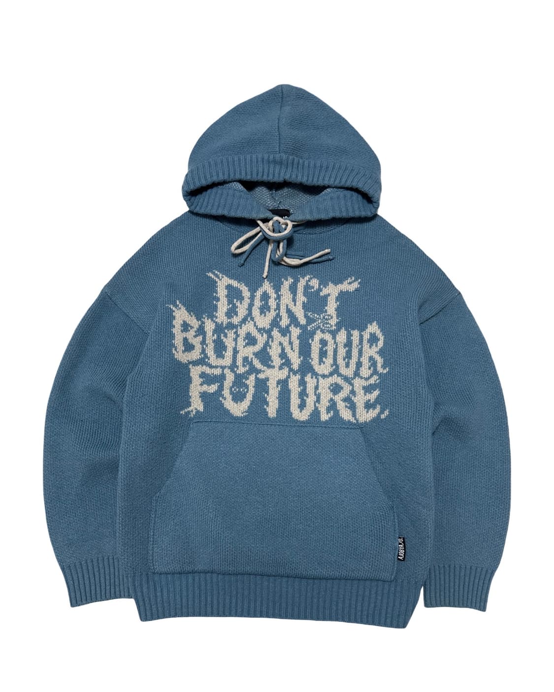 아조바이아조 니트 후드티 상품이미지1