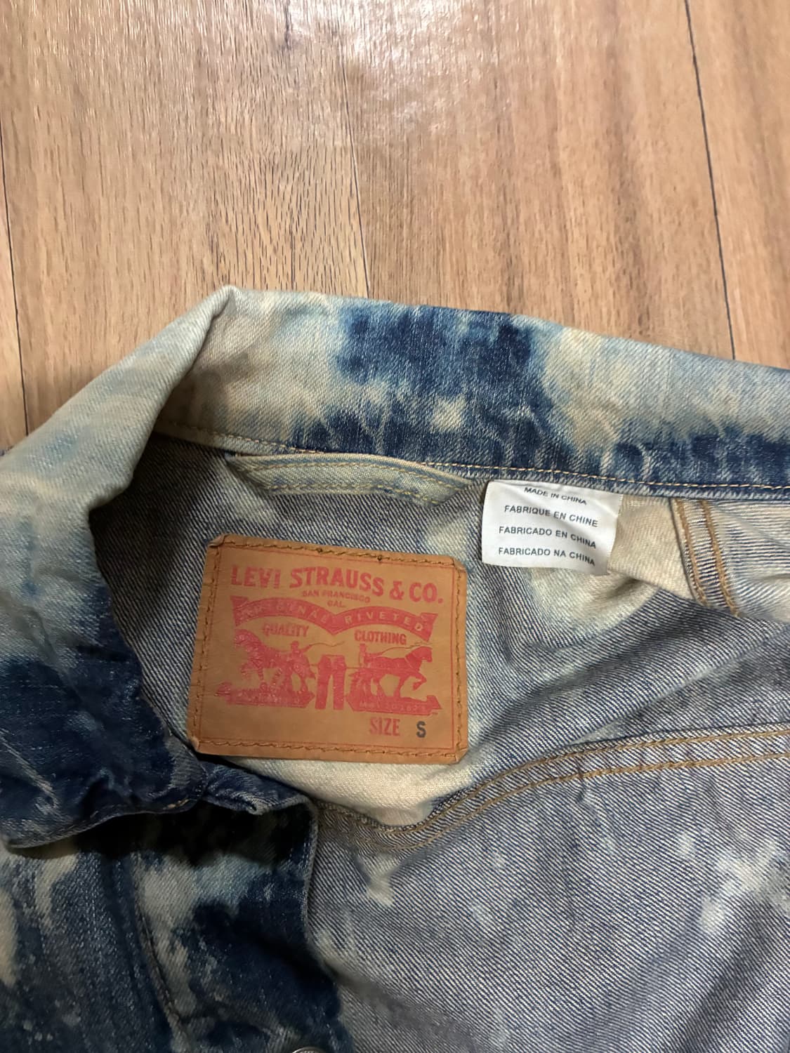 [새상품] 리바이스 워싱 조끼 베스트 (M/95) 상품이미지5