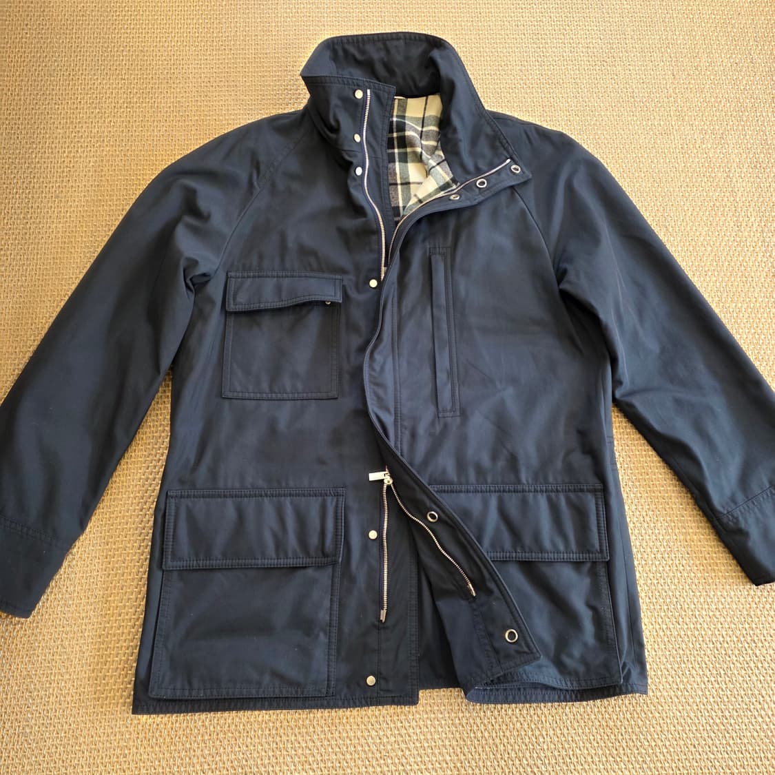 에르메스 최상급 케시미어 유틸리터리언 켄바스 필드 자켓 야상 코트 상품이미지5