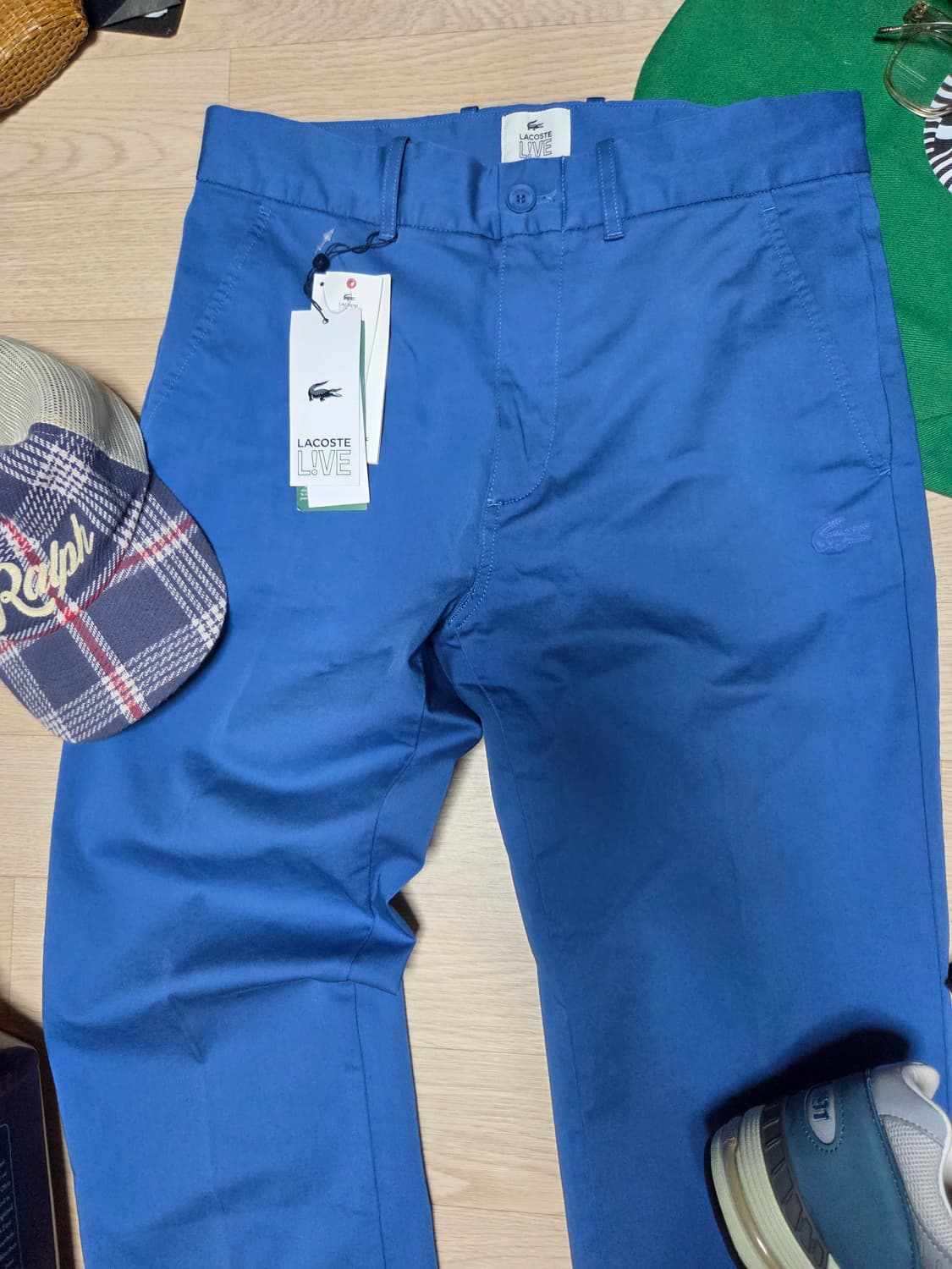 (새상품)LACOSTE 악어패치 치노팬츠 면바지  상품이미지1