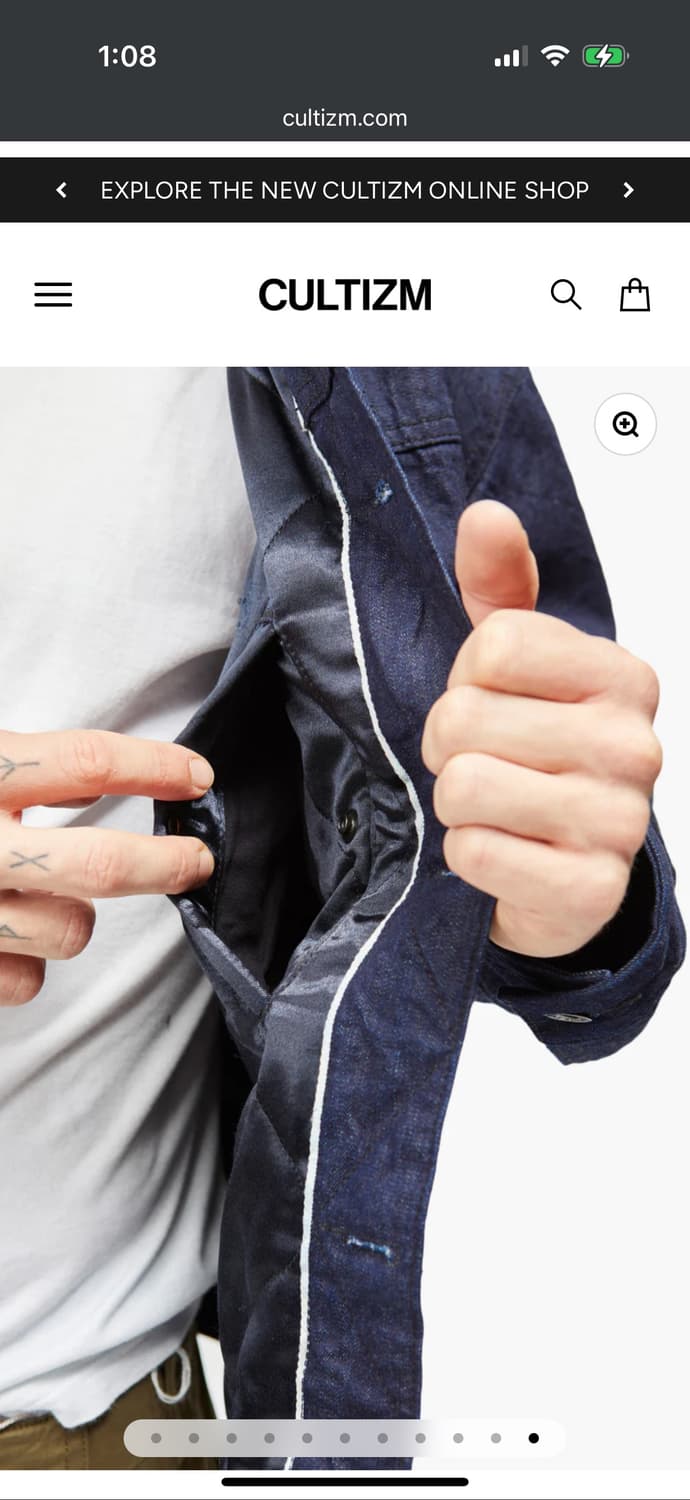 엔지니어드가먼츠 10oz 트러커 자켓 m 상품이미지7