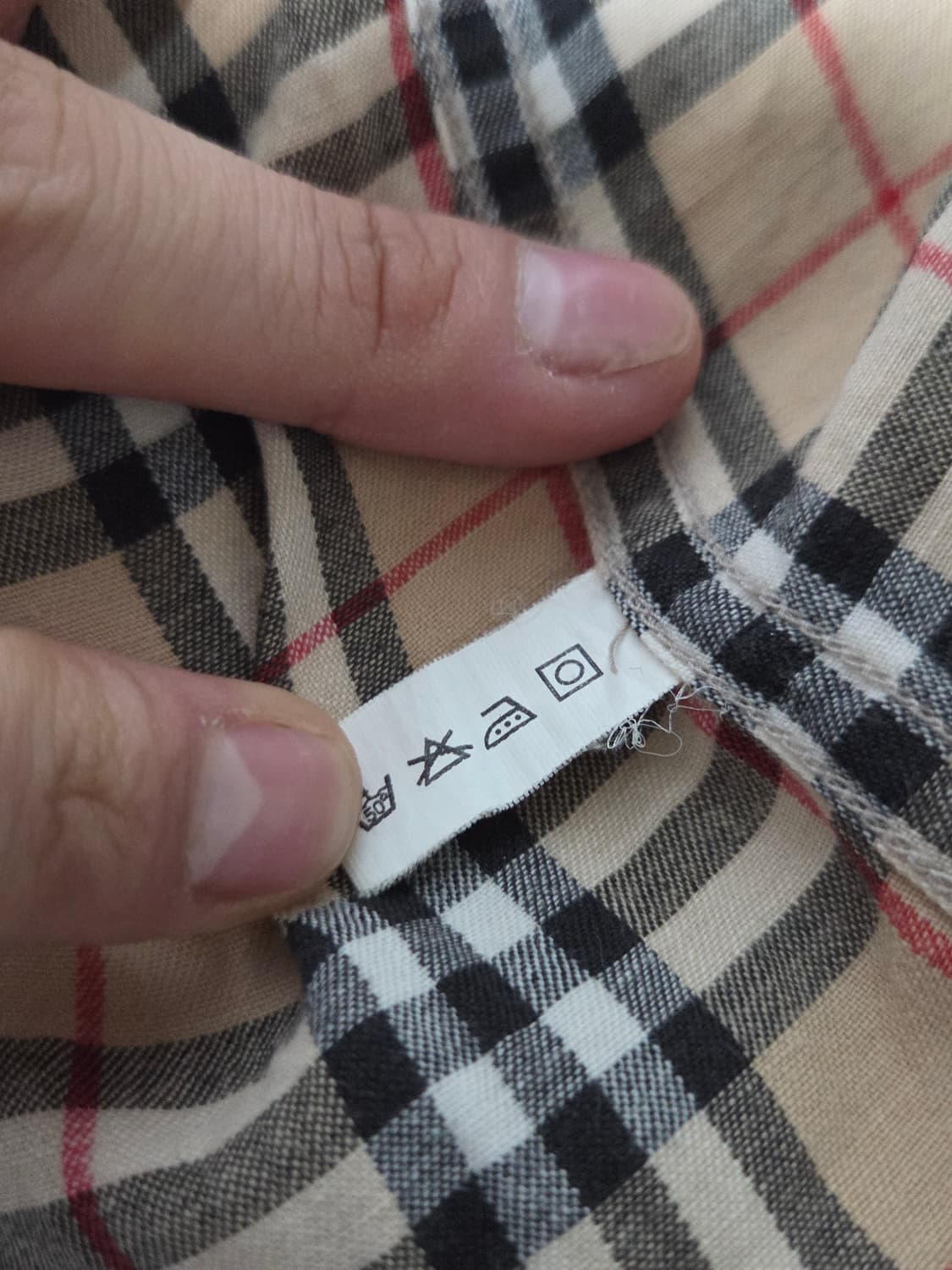 (정품) [버버리] 90s 빈티지 노바체크 코튼 셔츠 | 00150 상품이미지4