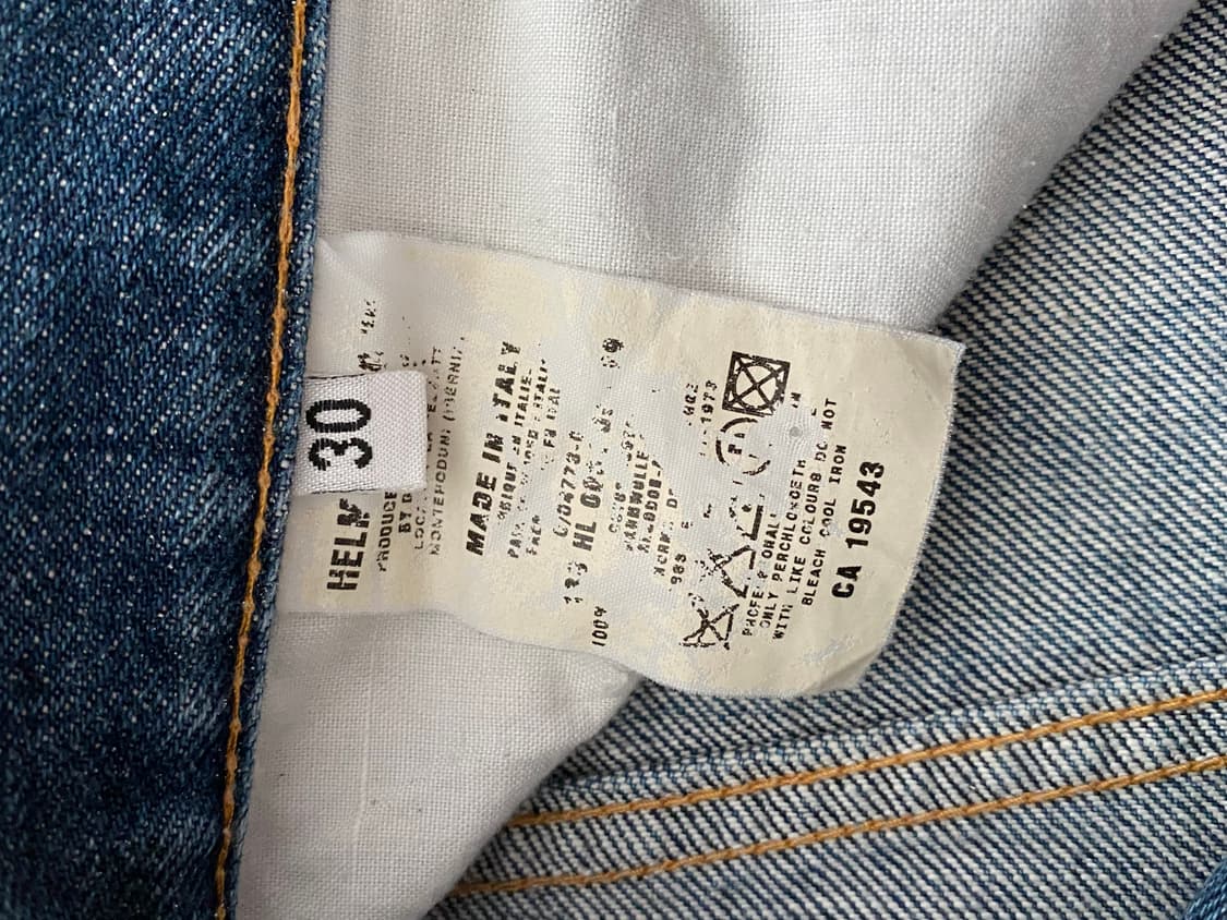 90년대 헬무트랭 클래식 컷 데님(30in) 상품이미지5