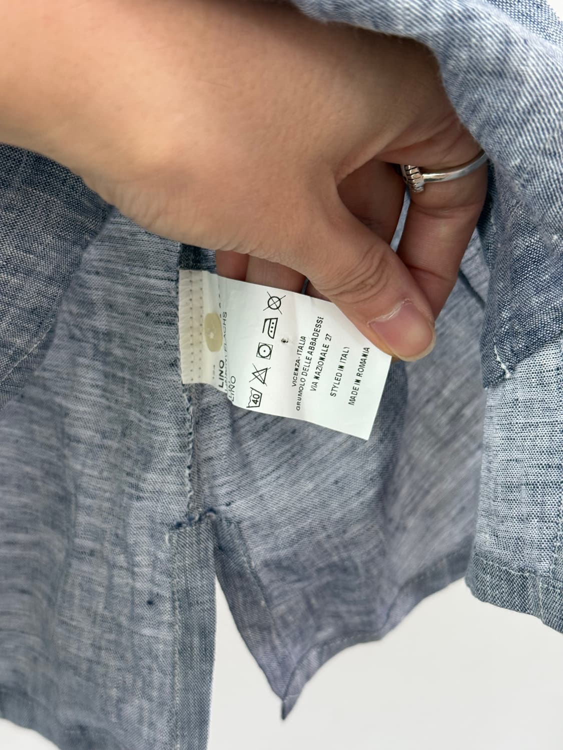 Italy linen blouse 린넨 블라우스 상품이미지4