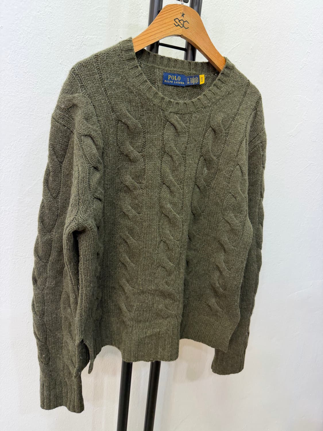 정품) 폴로랄프로렌 신형 여성 케이블 니트 S 상품이미지2