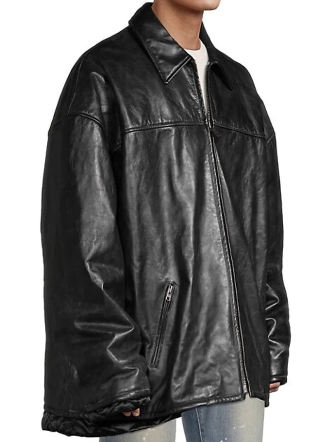 [구매] 발렌시아가 / 크링클 레더 블루종 / 44,46 상품이미지1