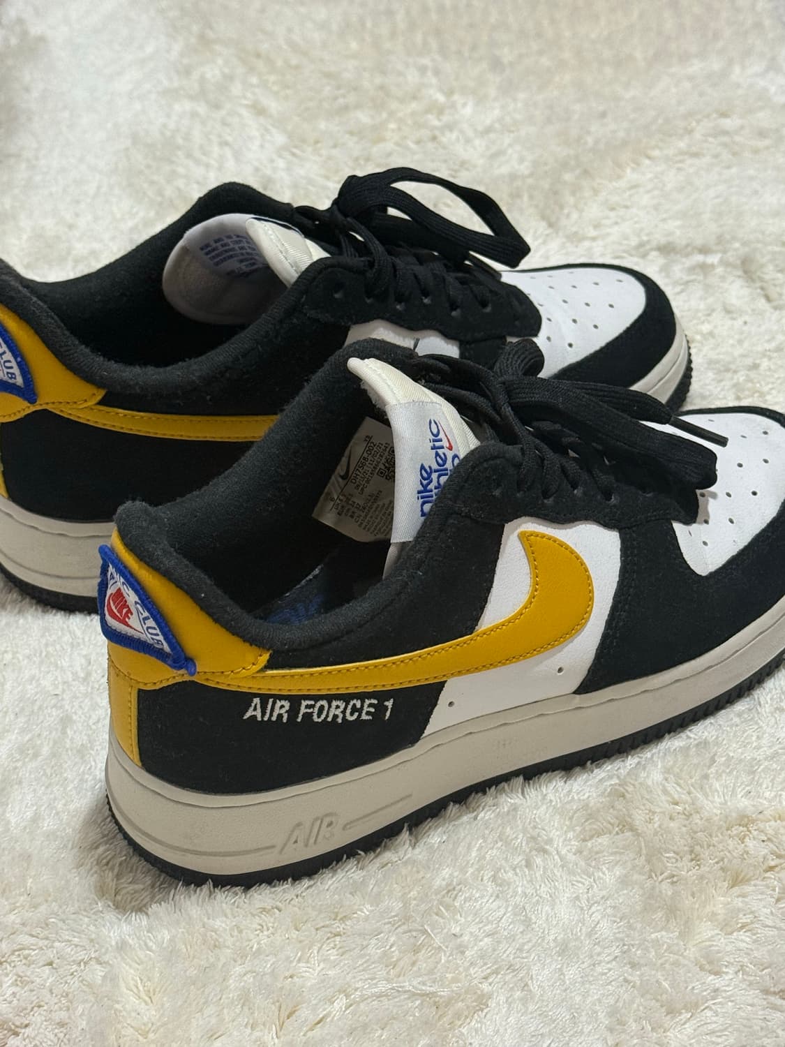 나이키 에어포스 1 '07 블랙 다크 설퍼 240 상품이미지1