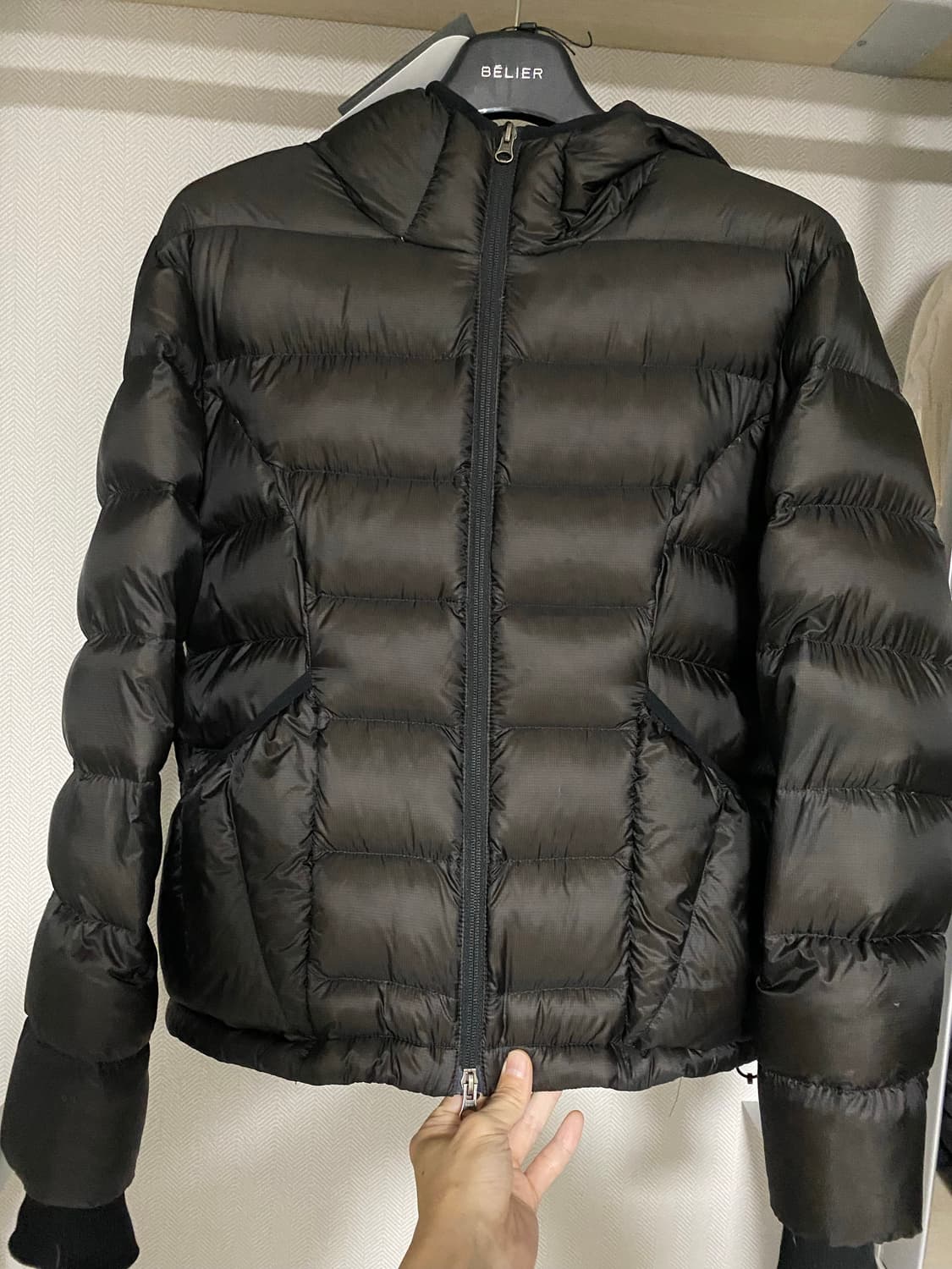 벨리에 경량 패딩 브라운 105 상품이미지3