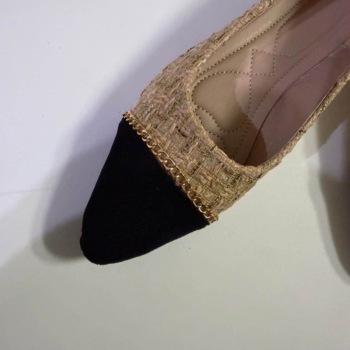 새상품 여자 트위드 플랫슈즈 240 상품이미지2