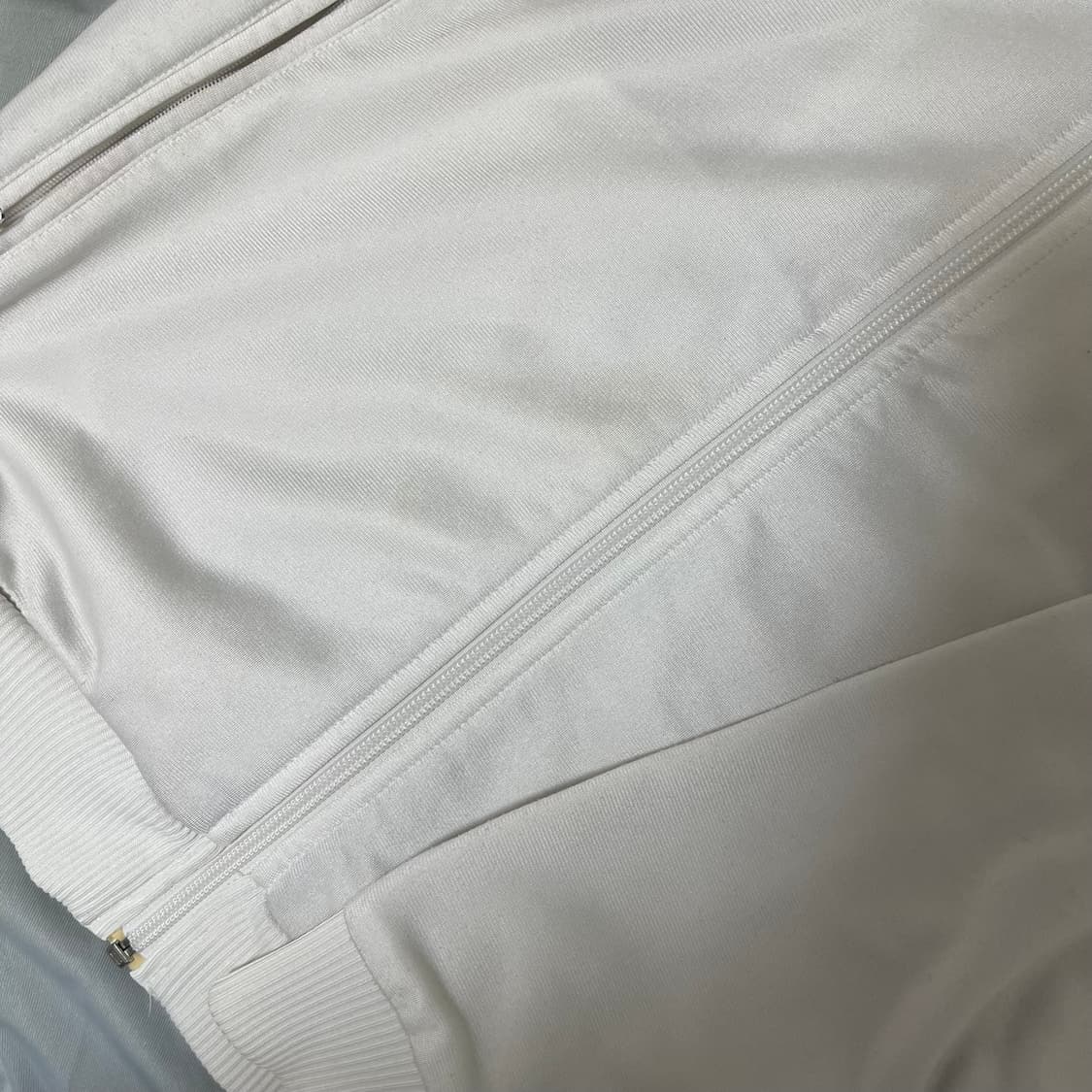 아디다스 화이트 실버 그레이 빅로고 파이어버드 져지 상품이미지5