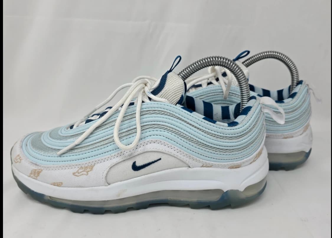 나이키 에어맥스 97 흰/하늘 운동화 240 상품이미지3