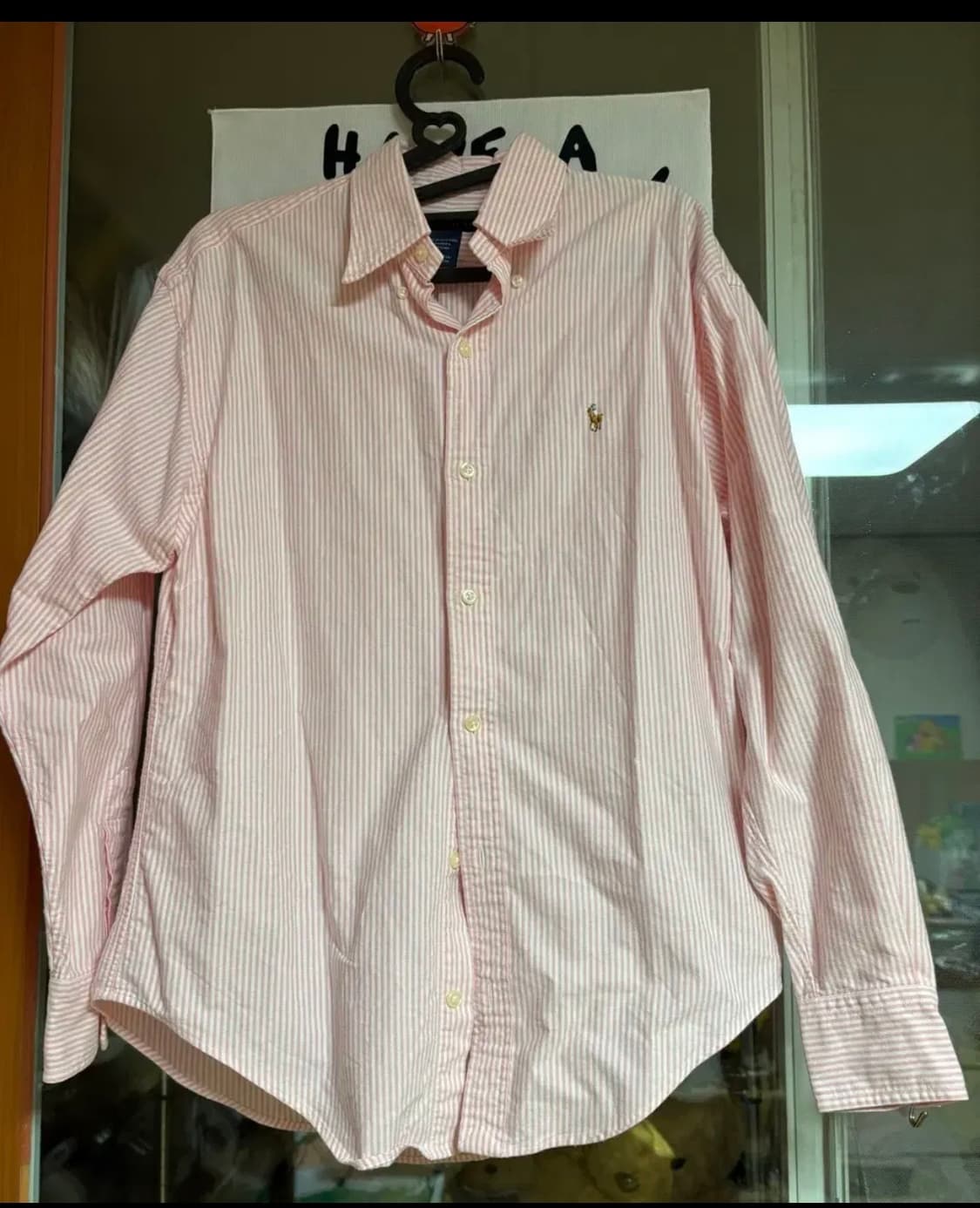 폴로 빈티지 핑크셔츠 판매합니다 상품이미지1