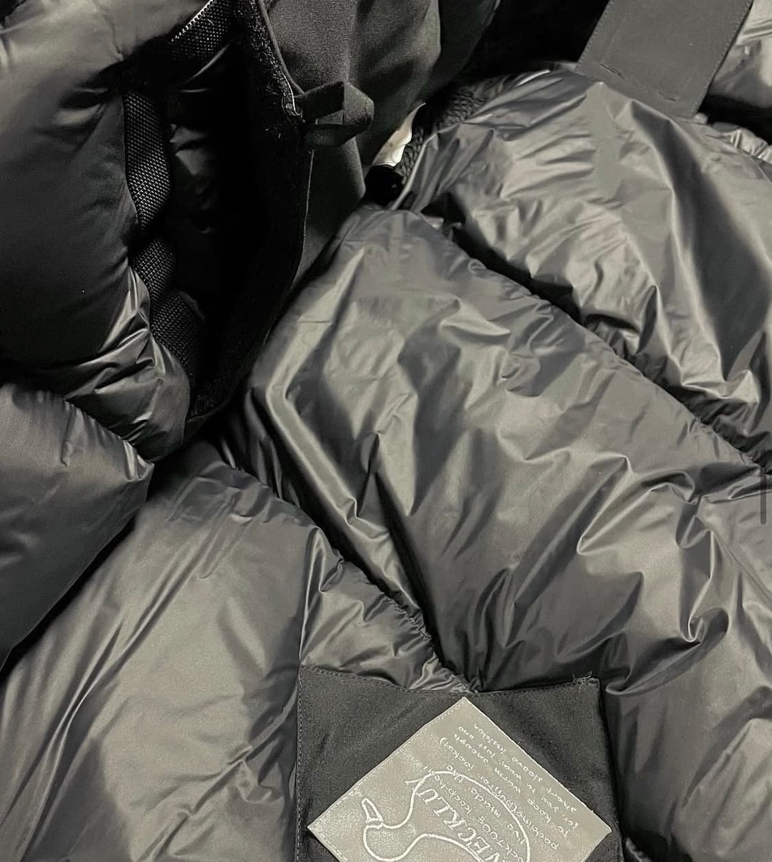 (105-110)브이넥러브 야상 덕다운 패딩 상품이미지4