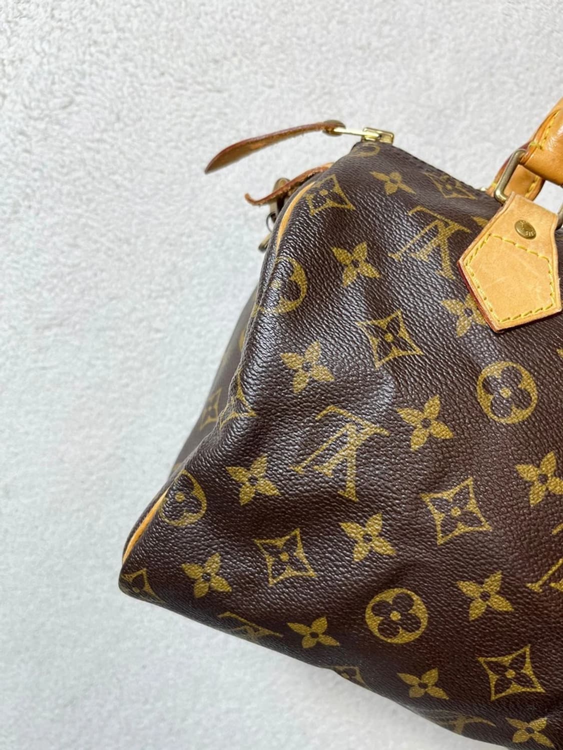 루이비통 Louis Vuitton 모노그램 스피디 25 핸드백 Q1301 상품이미지3