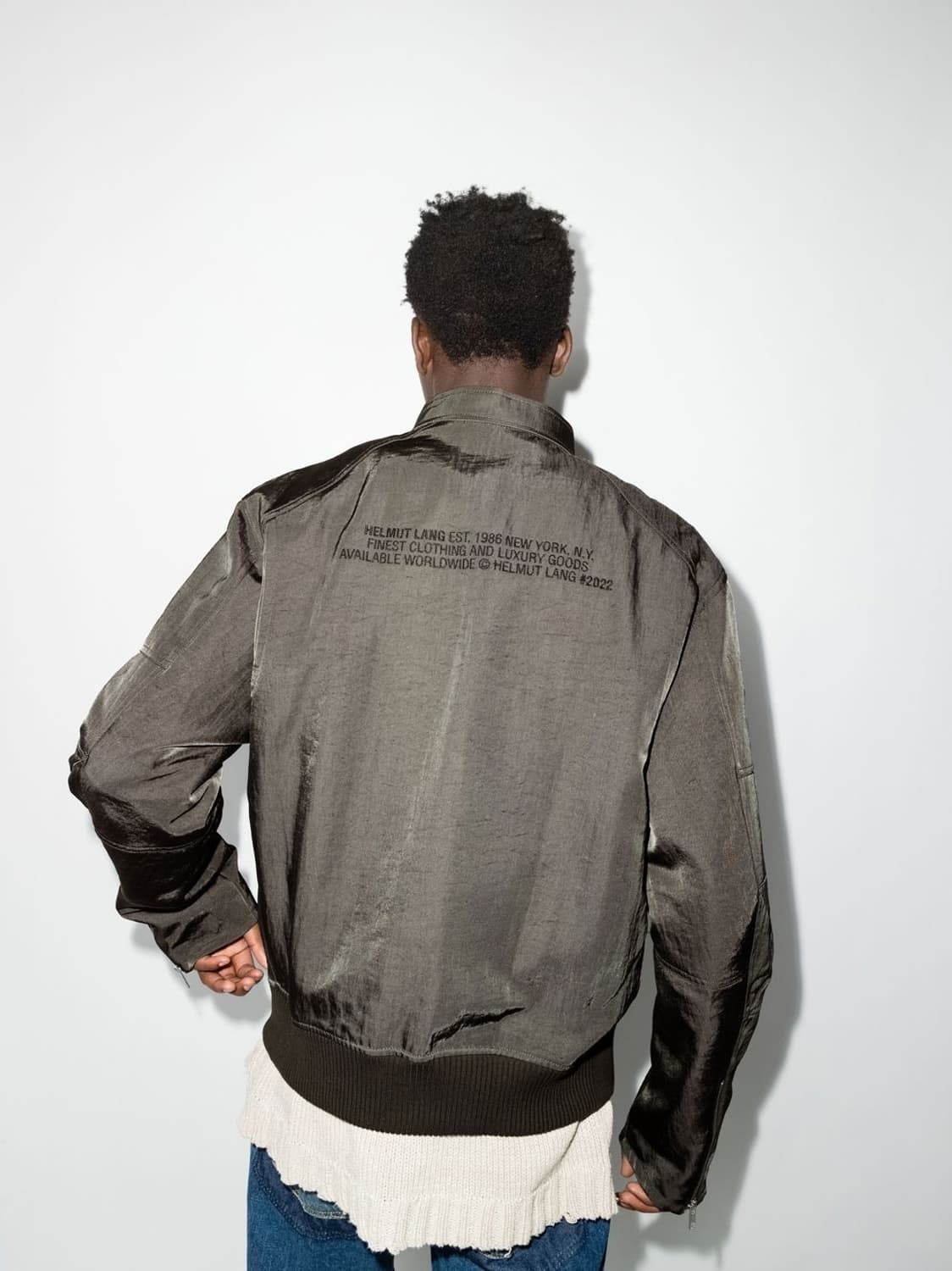 헬무트랭 모토 플라이트 지퍼 봄버 자켓 상품이미지2