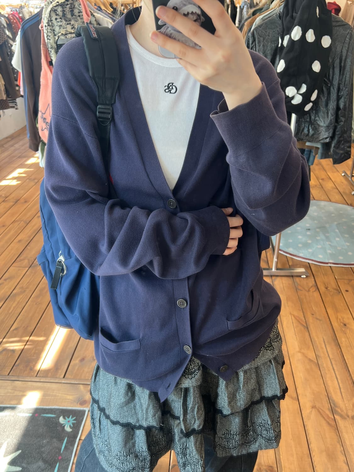 폴로 네이비 가디건 상품이미지7