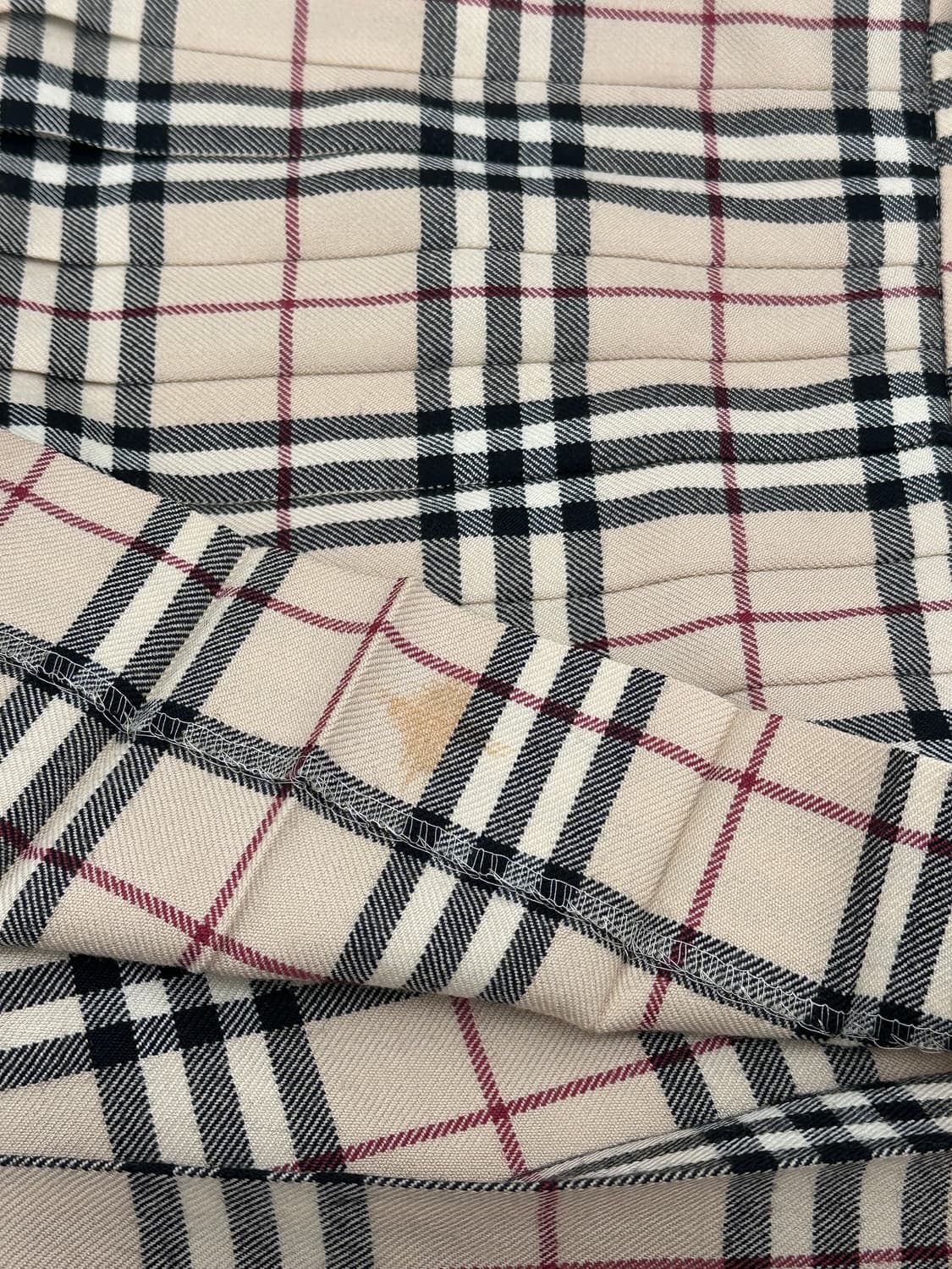 버버리 체크 버클 미디 스커트 상품이미지6