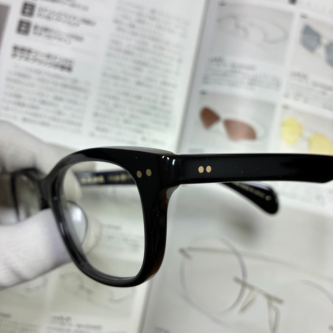 角矢甚治郎作 카도야 진지로 사쿠 일본 장인 셀룰로이드 안경 상품이미지3