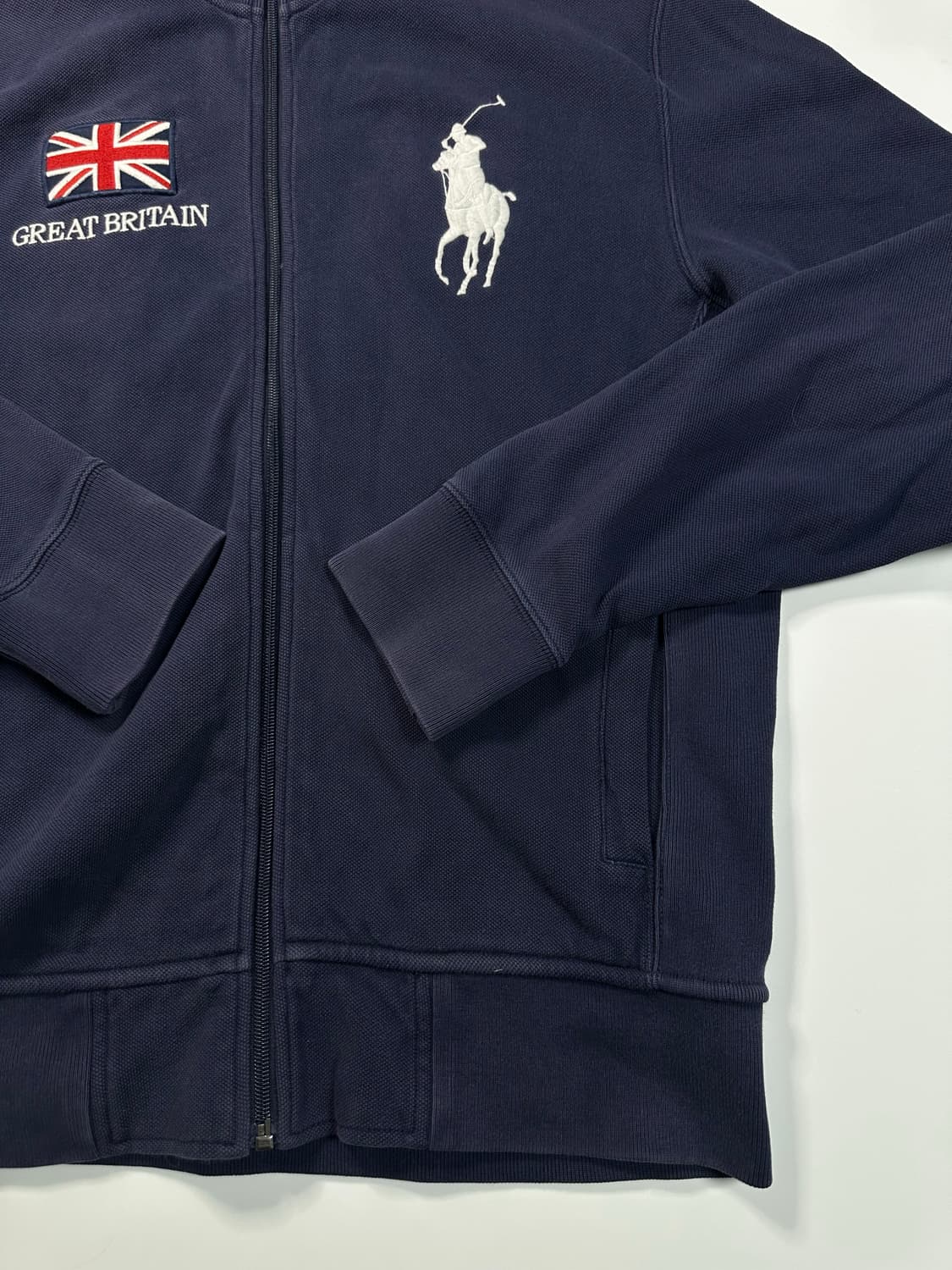 폴로 빅포니 브리튼 코튼 집업 자켓  상품이미지5