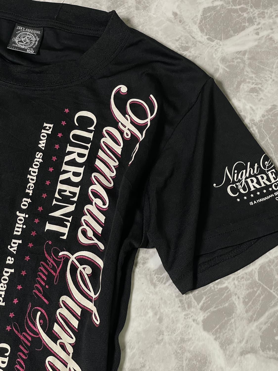 (Zeky)y2k printing sleeve t 상품이미지4