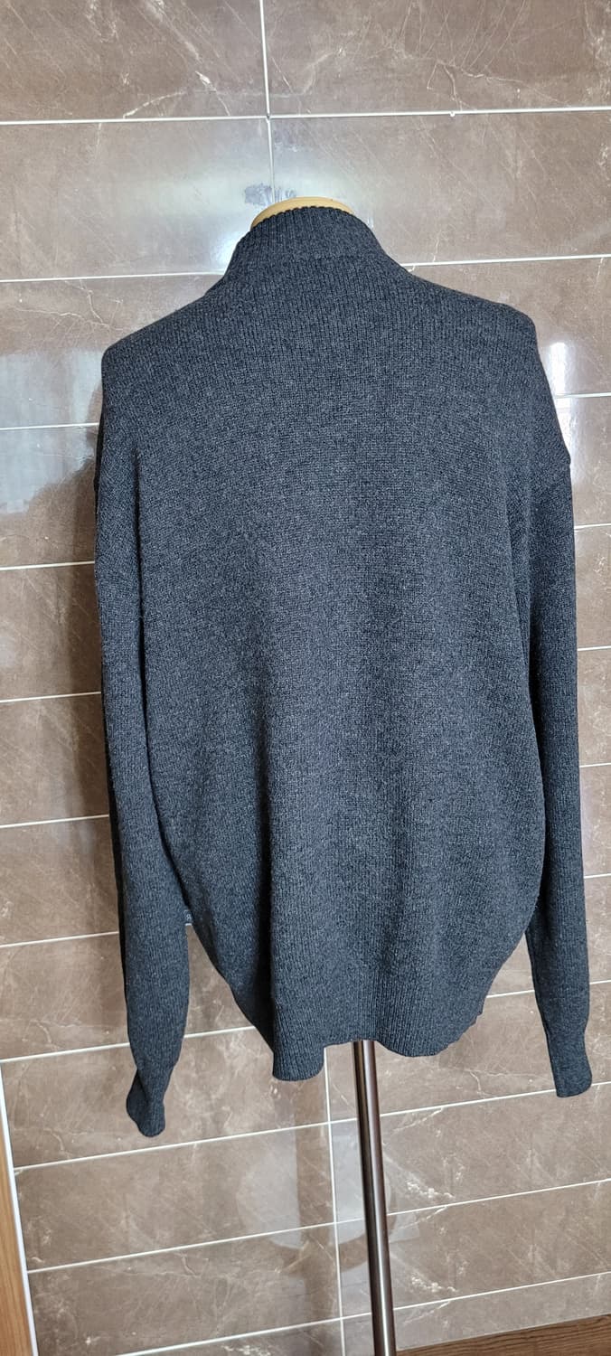 (남성105~110사이즈) 로가티스 반집업니트(모100%) 상품이미지3