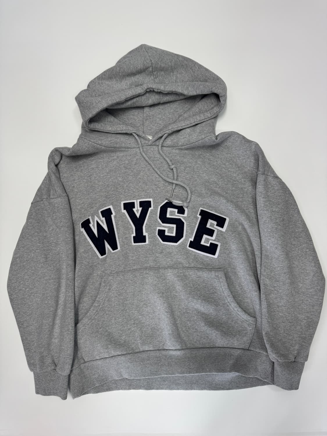 WYSE 빅 로고 기모 스웻 오버핏 후드티 L 상품이미지1