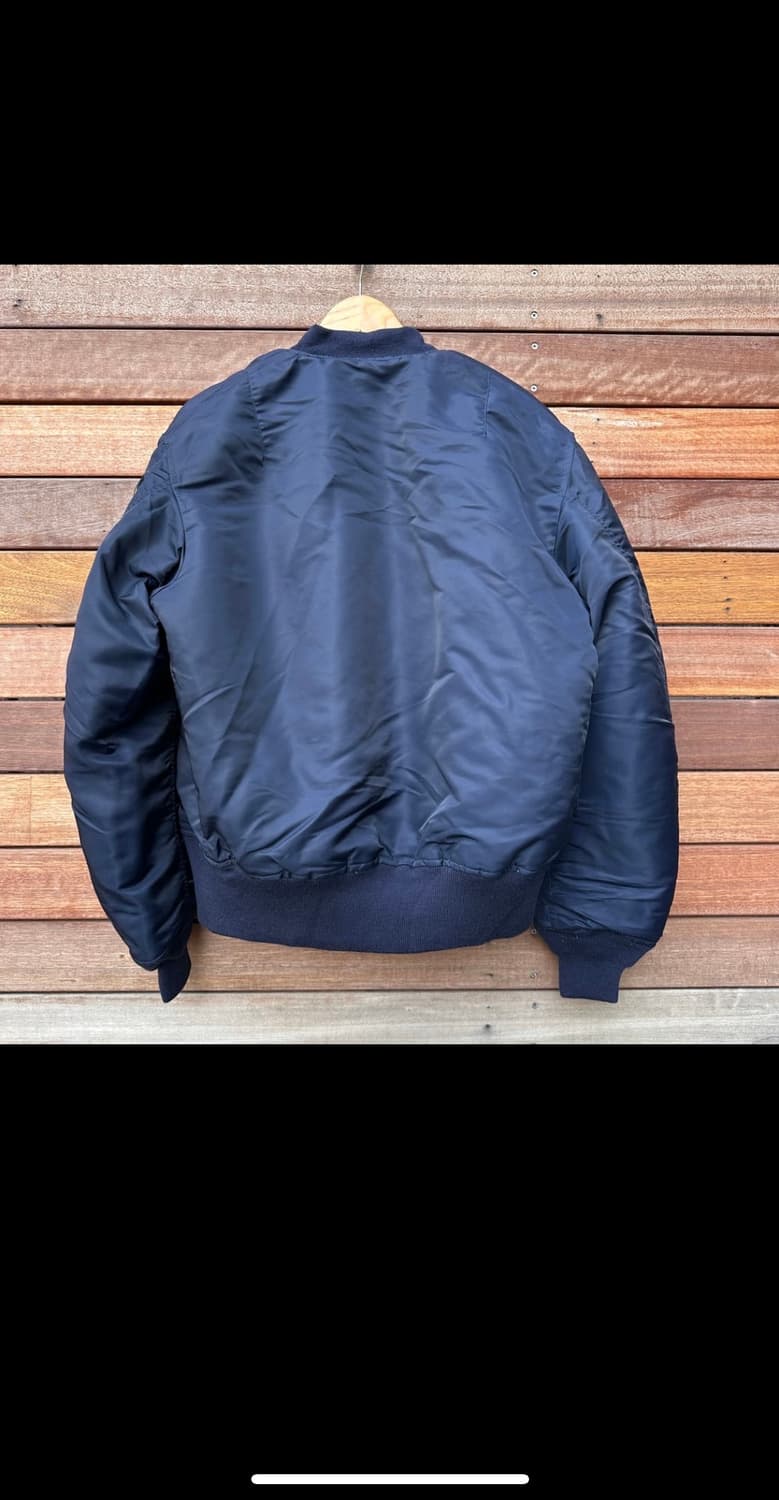 올드크로우 ma-1 항공점퍼 네이비 105 상품이미지4