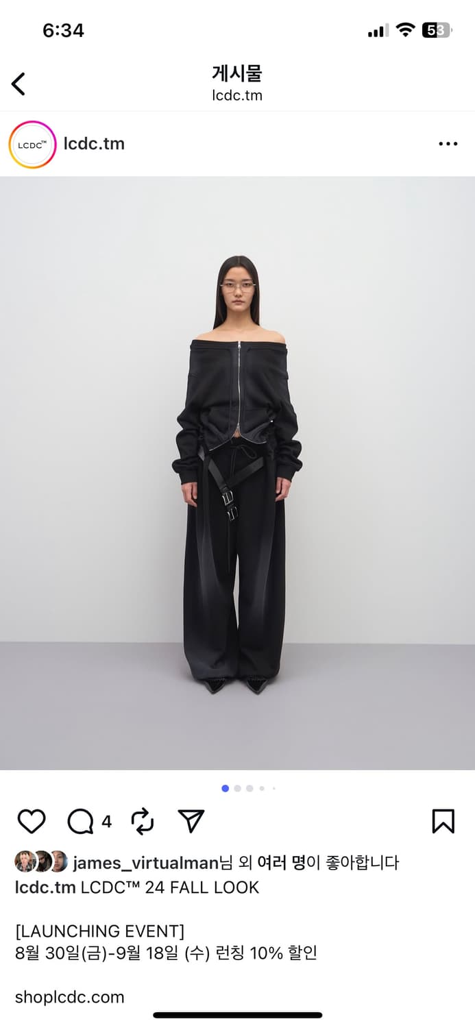 LCDC 워시드 집업 블랙 상품이미지4